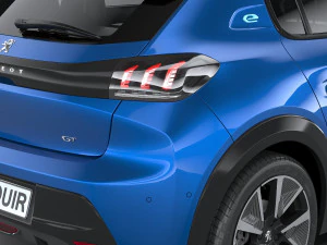 Peugeot E-208 2020 3D Model