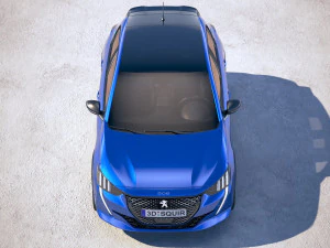 Peugeot E-208 2020 vray 3D Model