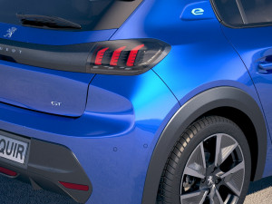 Peugeot E-208 2020 vray 3Dモデル