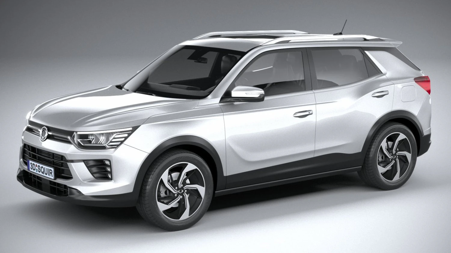 Ssangyong Korando 2020 3D Model .c4d .max .obj .3ds .fbx .stl .blend 