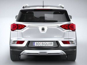Ssangyong Korando 2020 3D मॉडल