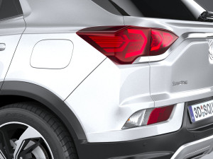 Ssangyong Korando 2020 3D मॉडल