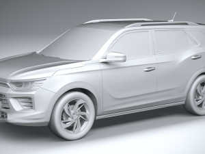 Ssangyong Korando 2020 3D मॉडल