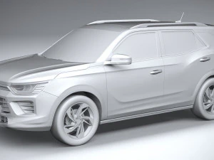 Ssangyong Korando 2020 3D Model
