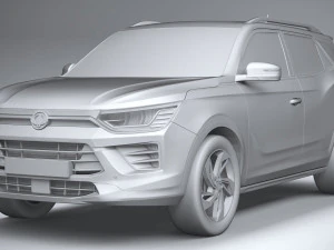 Ssangyong Korando 2020 3D Model