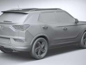 Ssangyong Korando 2020 3D मॉडल