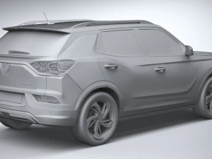 Ssangyong Korando 2020 3D Model