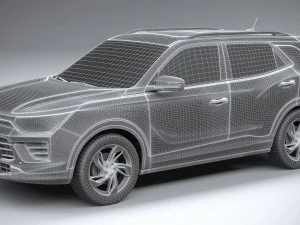 Ssangyong Korando 2020 3D Model