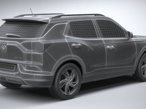 Ssangyong Korando 2020 3D मॉडल