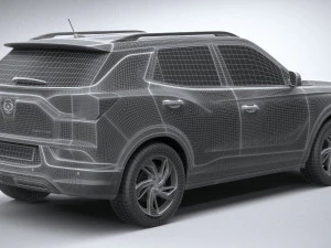 Ssangyong Korando 2020 3D Model