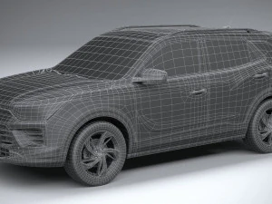 Ssangyong Korando 2020 3D Model