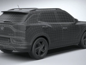 Ssangyong Korando 2020 3D Model