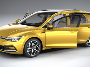 Volkswagen Golf 2020 3D Model