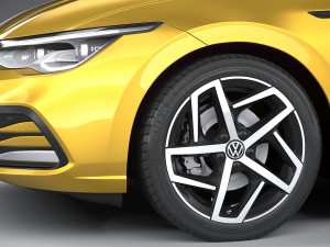 Volkswagen Golf 2020 3D Model