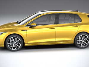 Volkswagen Golf 2020 3D Model