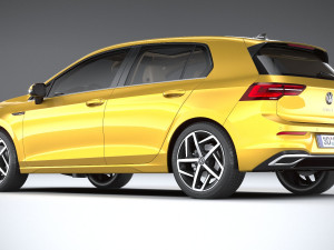 Volkswagen Golf 2020 3D Model