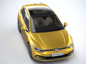 Volkswagen Golf 2020 3D Model