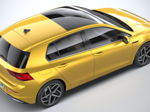 Volkswagen Golf 2020 3D Model