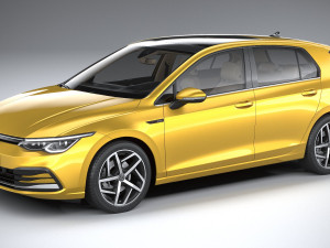Volkswagen Golf 2020 3D Model