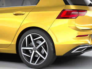 Volkswagen Golf 2020 3D Model