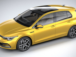 Volkswagen Golf 2020 3D Model