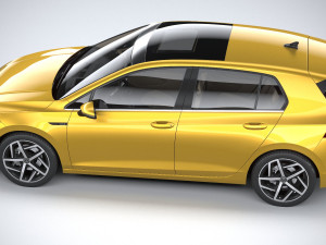 Volkswagen Golf 2020 3D Model