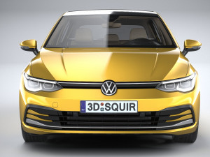 Volkswagen Golf 2020 3D Model