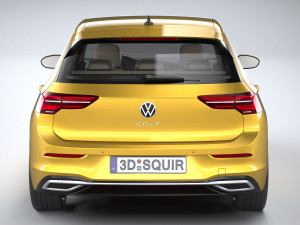 Volkswagen Golf 2020 3D Model