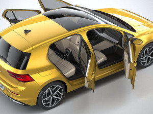 Volkswagen Golf 2020 3D Model