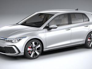 Volkswagen Golf GTE 5-door 2020 3D Model