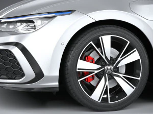 Volkswagen Golf GTE 5-door 2020 3D Model