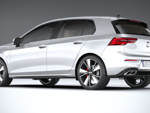 Volkswagen Golf GTE 5-door 2020 3D मॉडल