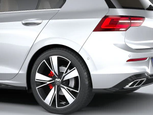 Volkswagen Golf GTE 5-door 2020 3D Model