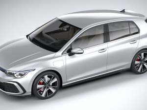 Volkswagen Golf GTE 5-door 2020 3D मॉडल