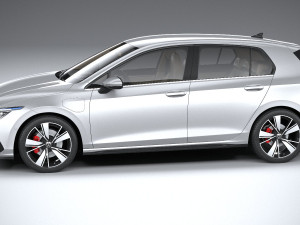 Volkswagen Golf GTE 5-door 2020 3D मॉडल