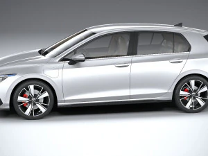 Volkswagen Golf GTE 5-door 2020 3D Model