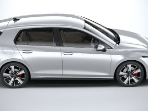 Volkswagen Golf GTE 5-door 2020 3D मॉडल