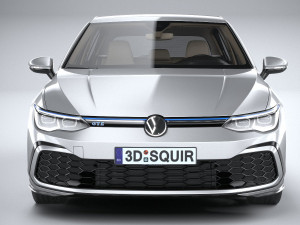 Volkswagen Golf GTE 5-door 2020 3D मॉडल