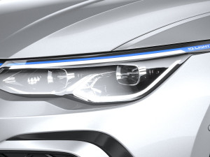 Volkswagen Golf GTE 5-door 2020 3D मॉडल