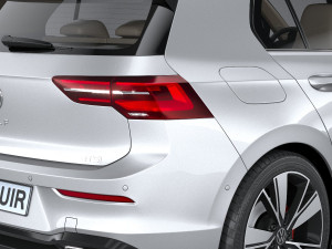 Volkswagen Golf GTE 5-door 2020 3D मॉडल