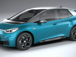 Volkswagen ID3 2020 Model 3D