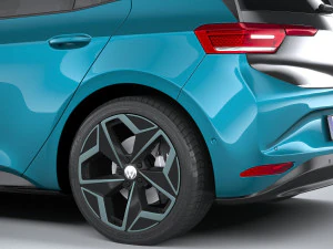 Volkswagen ID3 2020 3D Model