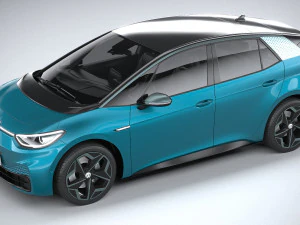Volkswagen ID3 2020 3D Model