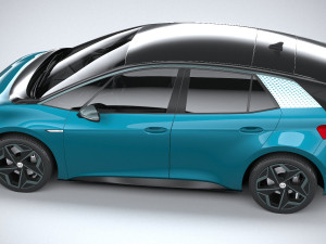 Volkswagen ID3 2020 3Dモデル