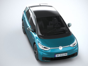 Volkswagen ID3 2020 3Dモデル
