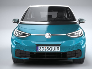 Volkswagen ID3 2020 3Dモデル