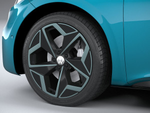 Volkswagen ID3 2020 3Dモデル