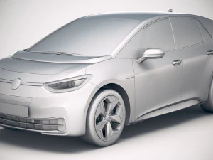 Volkswagen ID3 2020 3D Model