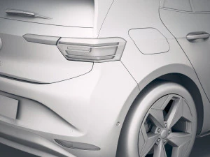 Volkswagen ID3 2020 3D Model