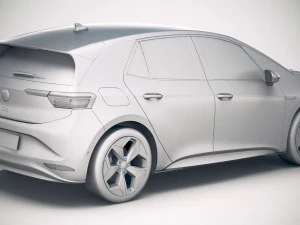 Volkswagen ID3 2020 3D Model